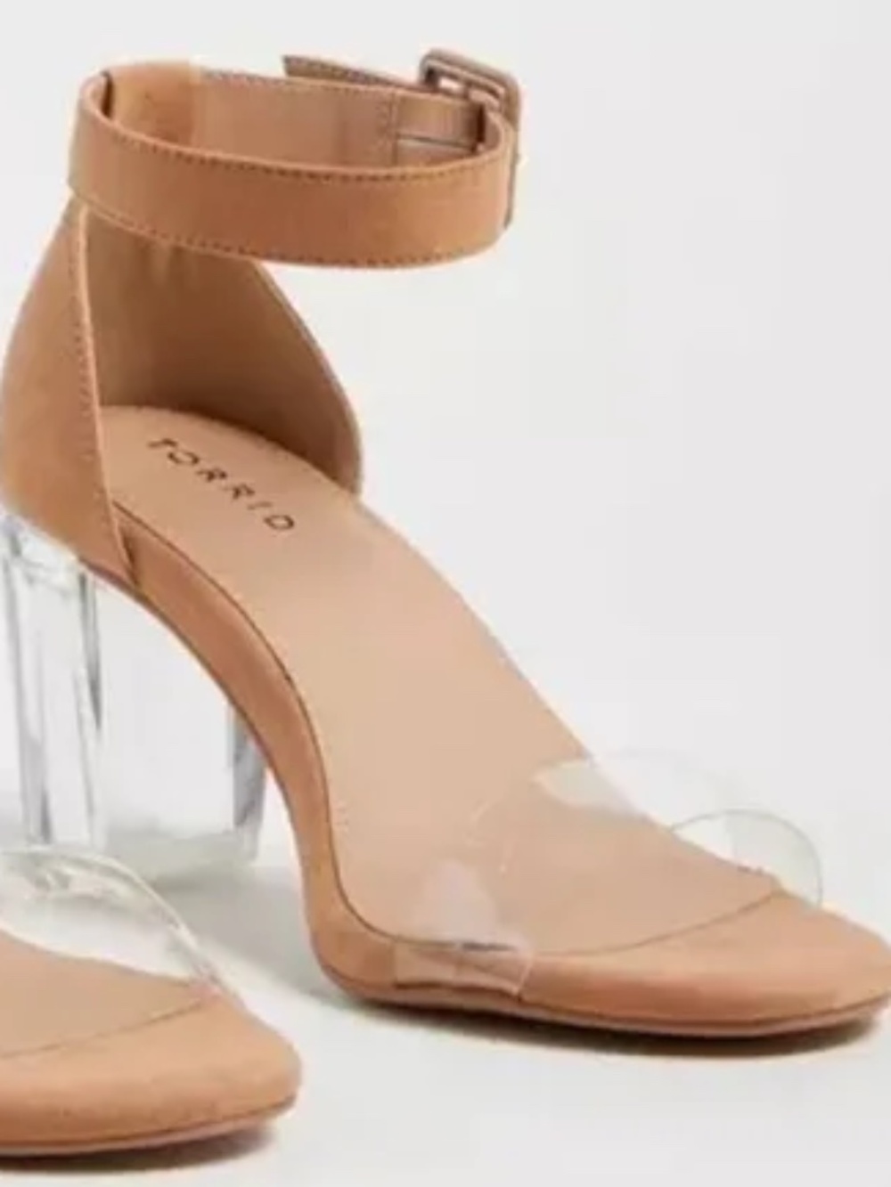 Translucent Block Heel (WW)